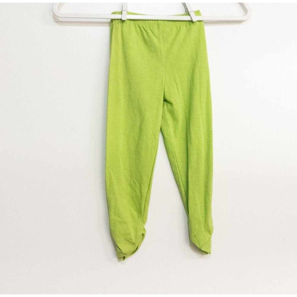 Isobella & Chloe Kids Light Green Leggings Pull On Stretch Solid Plus Size 3T